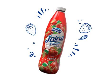 Emballage Yaourt J'nina Fraise